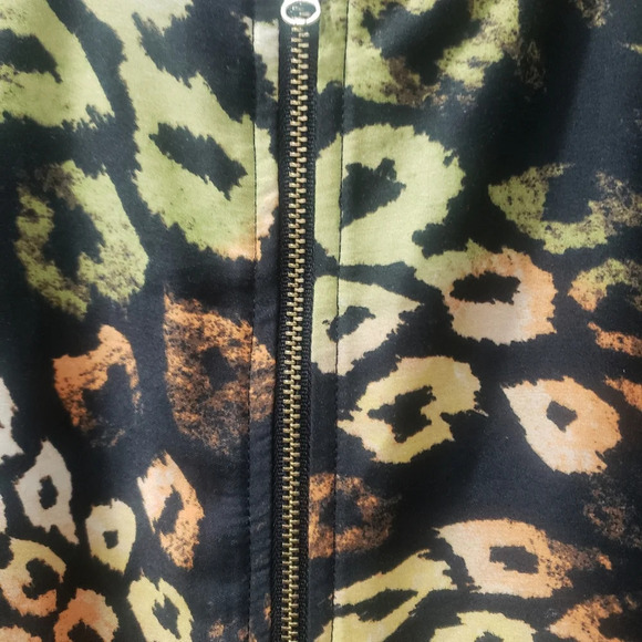 RACHEL by RACHEL ROY Animal Sequin Waist Back Zip Dress, Size 6 - Picture 6 of 9